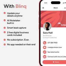 Load image into Gallery viewer, Blinq Accessory - Custom Card
