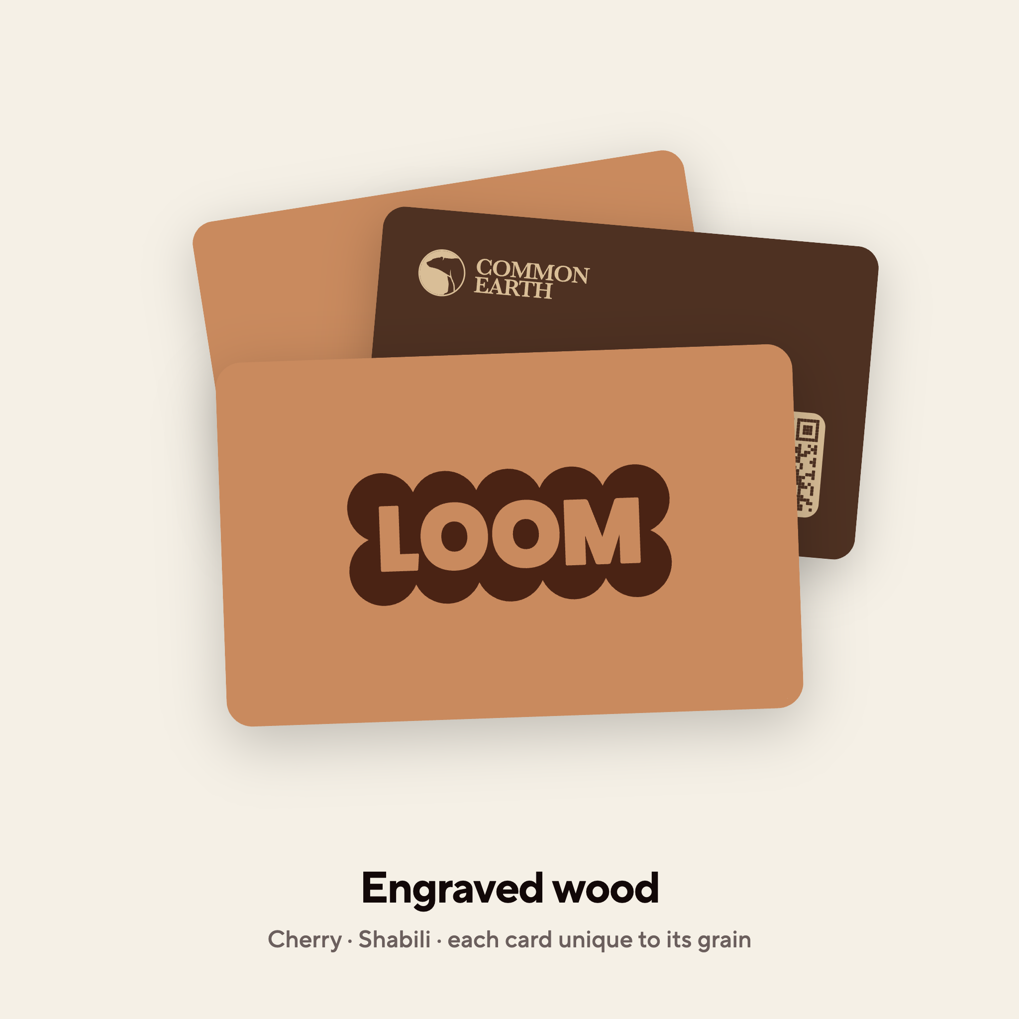 Custom Wood NFC Card